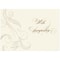 JAM Paper 5.625" x 7.875" With Sympathy Damask Cards & Envelopes, 25ct.